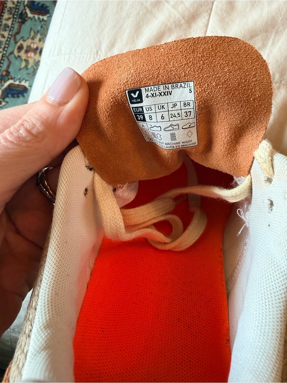Veja women’s Candor Royale Sneakers - Sahara - size 39 (8) WORN ONCE - Picture 8 of 8